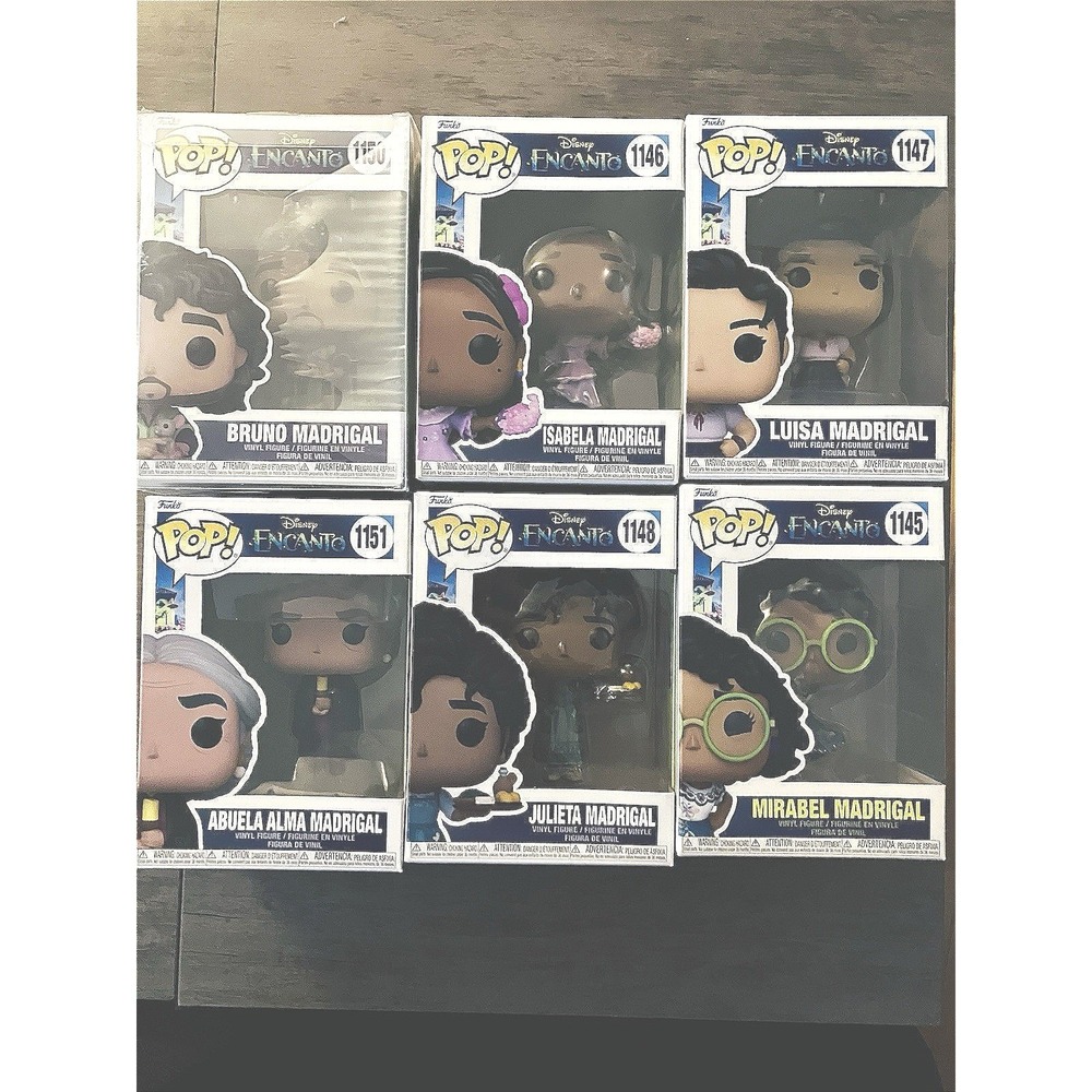 Funko Pop Encanto Madrigal Family Unopened Set Of 6